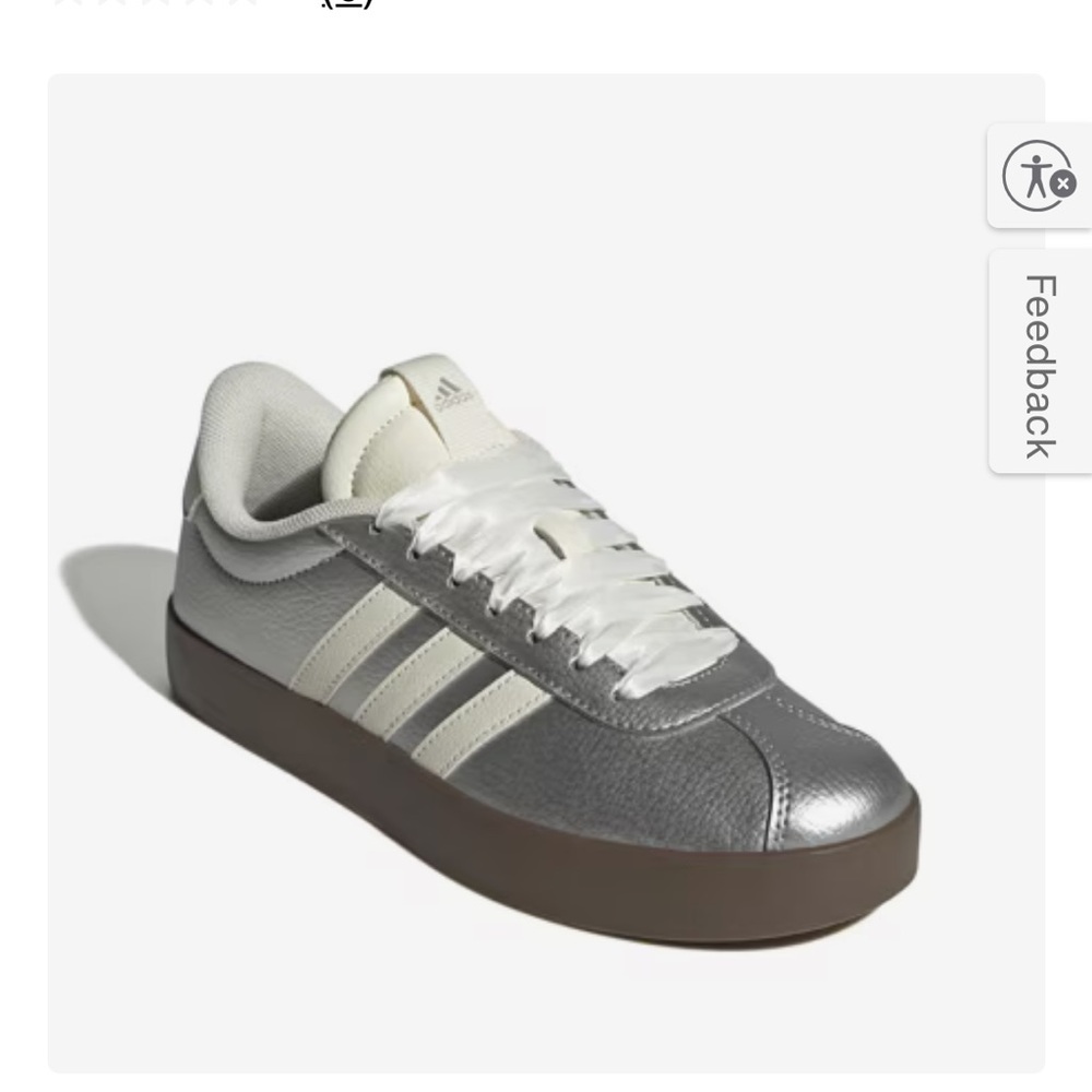 adidas Women's Sneakers in Silver and Cream